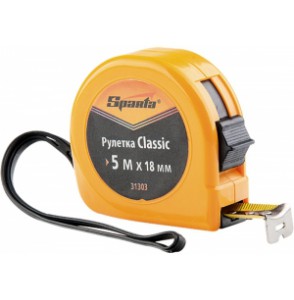Рулетка Classic, 10м*25мм, пластиковый корпус Sparta / MD STARS (67)