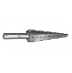 Сверло по металлу ступенчатое 4-12 мм, шаг 1 мм, 9 ступеней