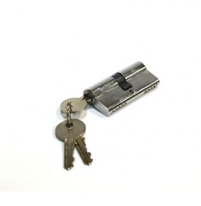 Сердцевина замка 60 мм, 30*30, 5 ключей, ключ - ключ (хром)