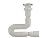 Сифон Гибкая труба 1 1/2*40/50 L1470мм реш.70мм  Y126-1