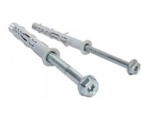 Дюбель с шурупом фасадный, 12*330, с 6-гр. гол., п/ш, TORX40  WKRET-MET