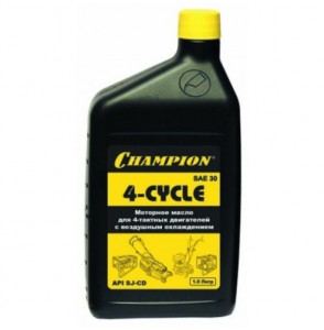 Champion Масло 4-х тактное минеральное SAE30, 1 литр
