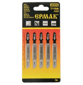 Ермак Пилки для эл.лобзика HSS-metal EU 51*1,2мм